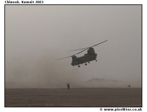 Chinook, Kuwait 2003