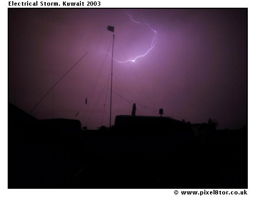 Electrical Storm, Kuwait 2003