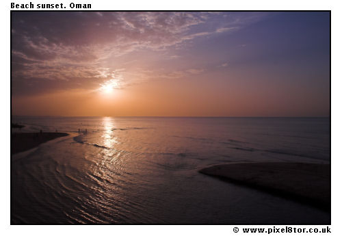 Beach Sunset, Oman