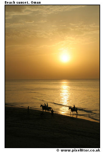 Beach Sunset, Oman